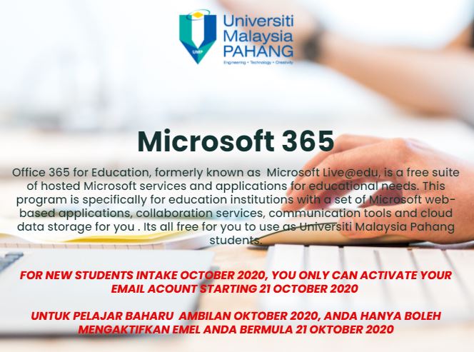Free Microsoft Office 365 for UMP Students